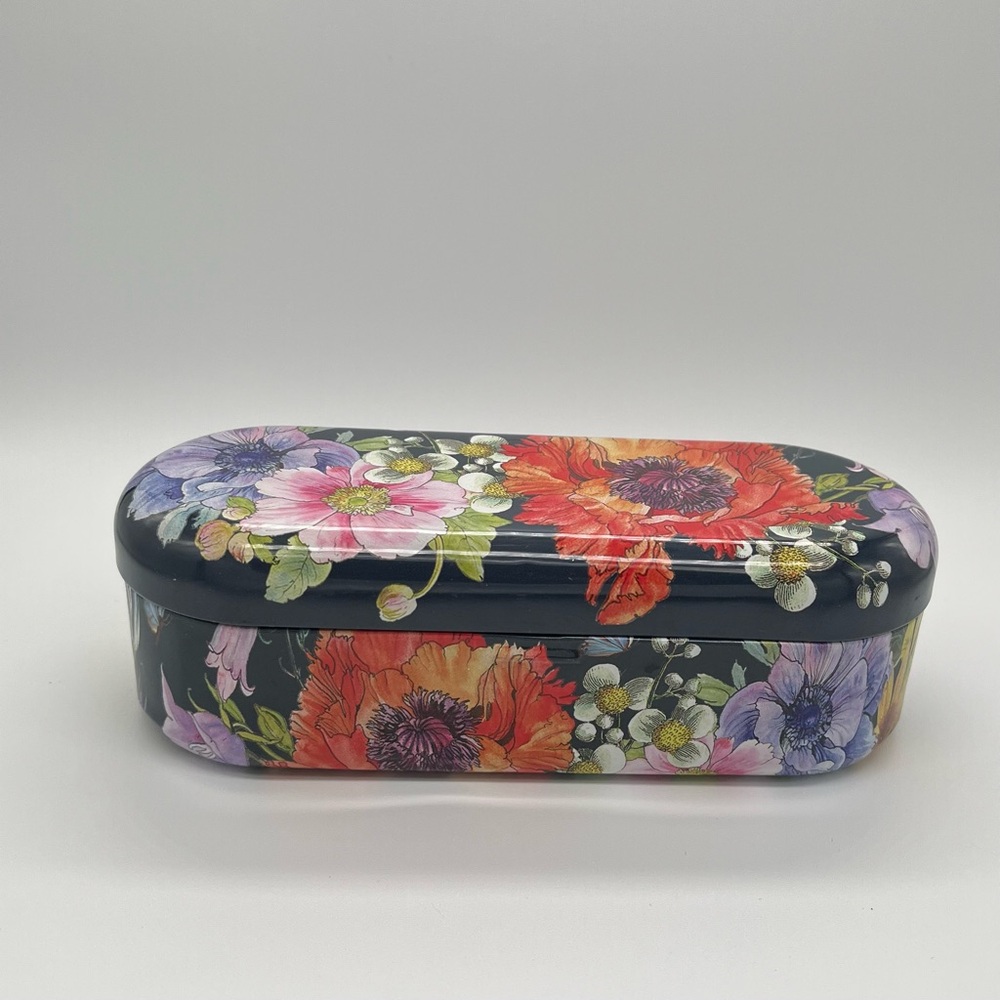 Brighton Floral Sunglass Case Metal Tin CASE ONLY